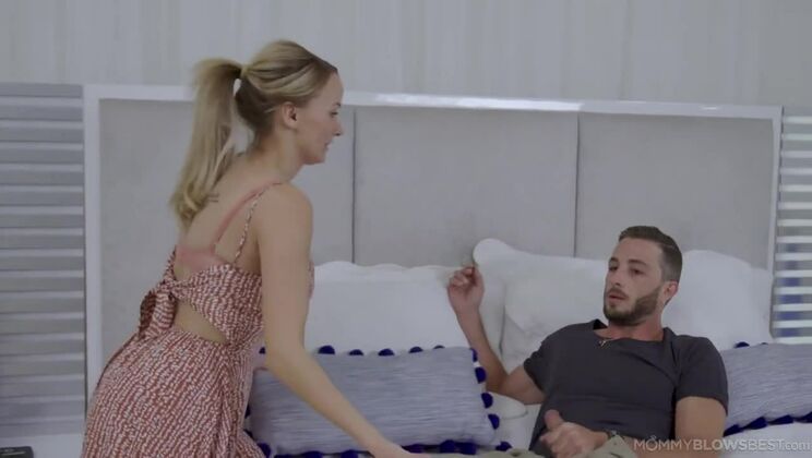 [MommyBlowsBest] - Handjob From Blonde Pristine Edge - Pristine Edge