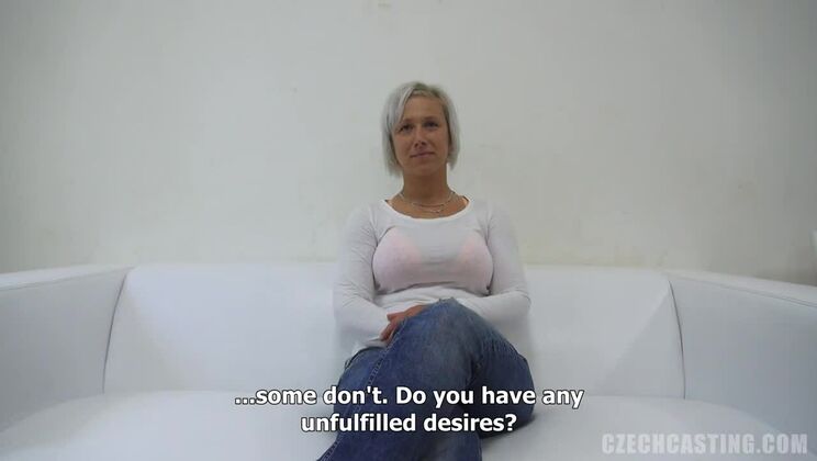 [CzechCasting] - Lenka Blonde Czech Casting - Silvia Onfire