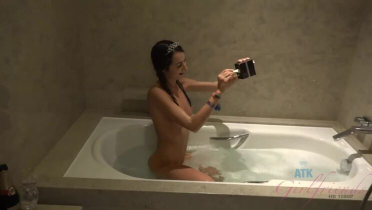 [ATKGirlfriends] - Shower Sex with Brunette Girlfriend Lily Adams - Lily Adams