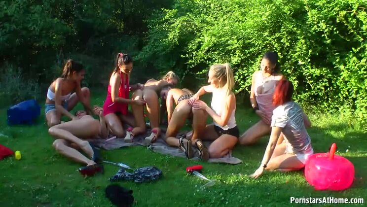 Oiled Up Lesbians Part 1