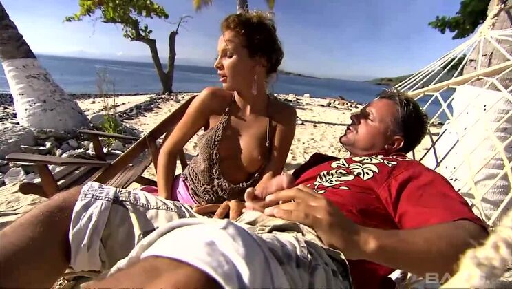 Lauren May Takes Big Cock Outside