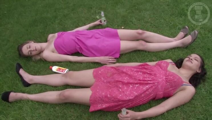 [GirlsOutWest] - Brunette Lesbians Celine And Tello Bts - Celine  Tello