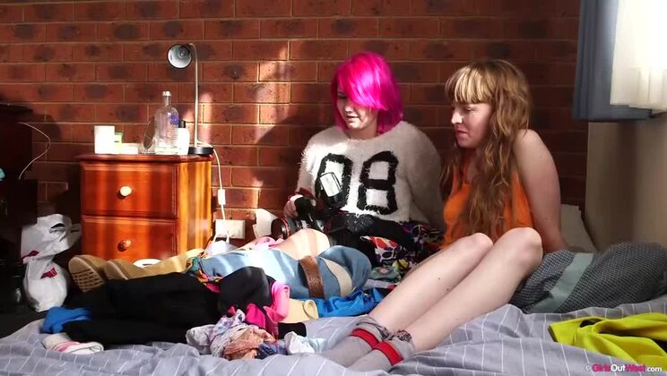 [GirlsOutWest] - Backstage Pissing With Noelle And Pia