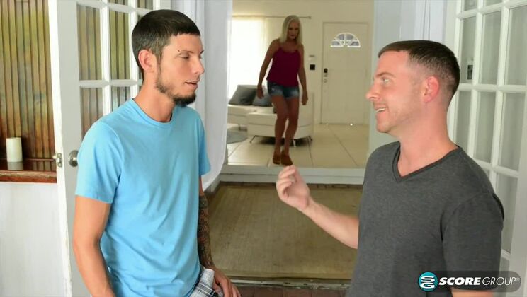 [60PlusMILFs] - MILF Katia Enjoys Two Young Lovers - Tony Rubino - Tyler Steel - Classy Katia