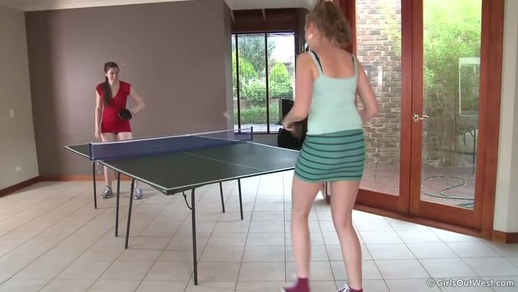 Taliah and Nichole in Action: Table Tennis Pt 1