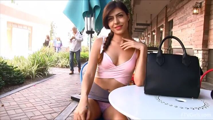 Upskirt Fun with Audrey in Action 7