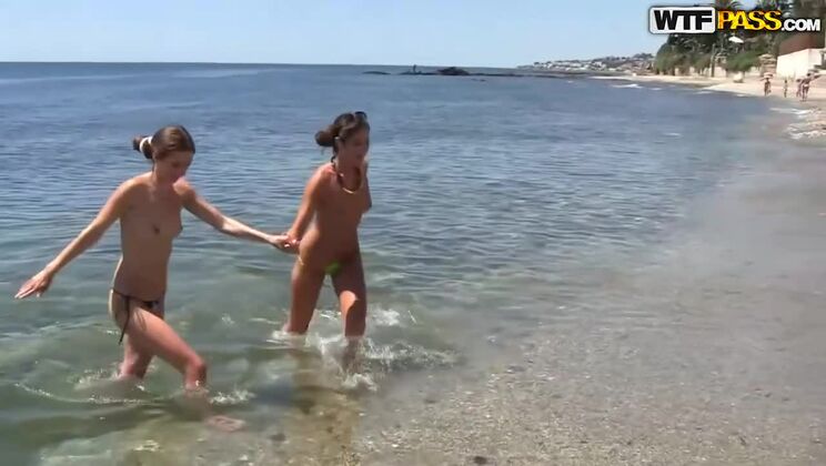 [WTFPass] - Russian Blonde Carol Vega's Beach Sex Adventure - Carol Vega