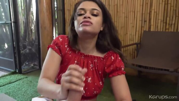 [KarupsHometownAmateurs] - Destiny Cruz POV Handjob - Destiny Cruz