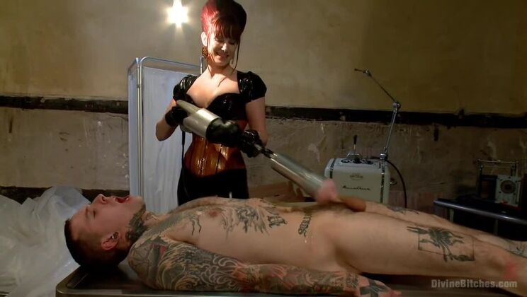 [DivineBitches] -  Strap-on and Pussy Licking with Madeline Marlowe and Alex Adams  - John Jammen - Madeline Marlowe - Maitresse Madeline