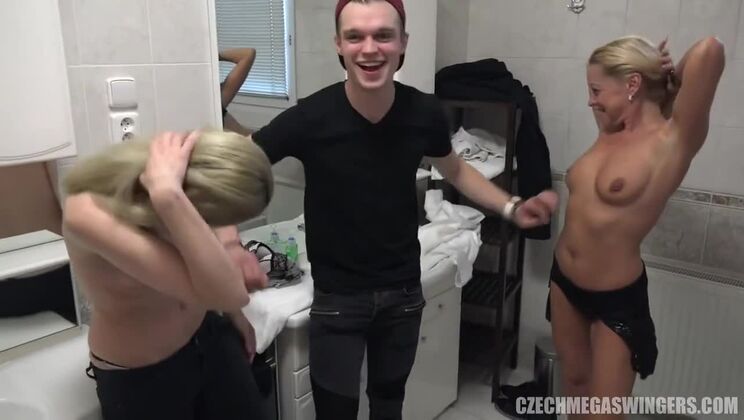 [CzechAV] - Czech Brunette Mega Group Sex