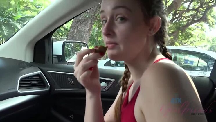 [ATKGirlfriends] - Redhead Danni Has Fun in the Sun