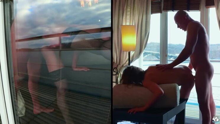 Mia Bandini Amateur Anal Fun on the Balcony