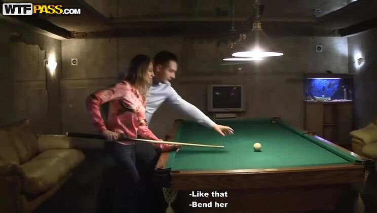 [PickupFuck] - Blonde Milane Blanc Gives Deepthroat in Spa - Milane Blanc