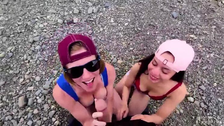 Lana Mars and AKGingersnaps' Threesome Thrills on the Open Road