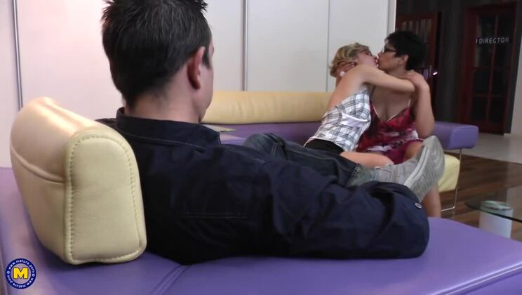 Mature Housewives Get Naughty with Gizelda B. and Becky