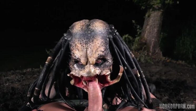 [HorrorPorn] - Predator POV: Taboo Deepthroat Horror