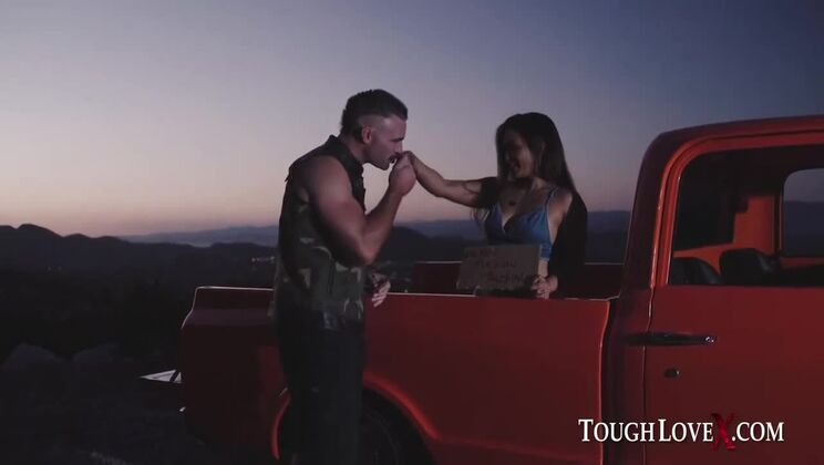 [ToughLoveX] - Lana Violet - Truckin' for a Facial - Lana Violet