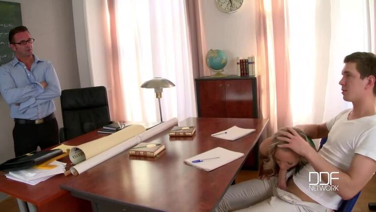 [OnlyBlowjob] - Lingerie Lust With Vanda At College - Vanda Lust