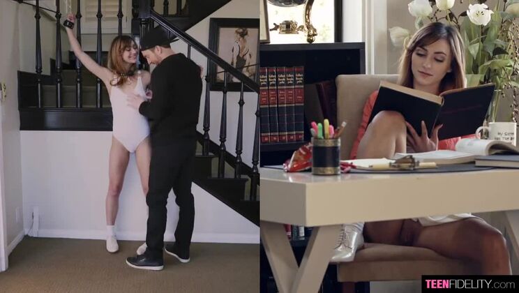 [TeenFidelity] - Split Screen Hardcore with Teen Ana Rose - Bella Rose - Danny Mountain