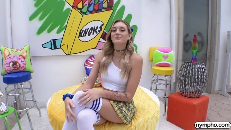 [Nympho] - Charlotte Sins Does It All With Stockings - Charlotte Sins