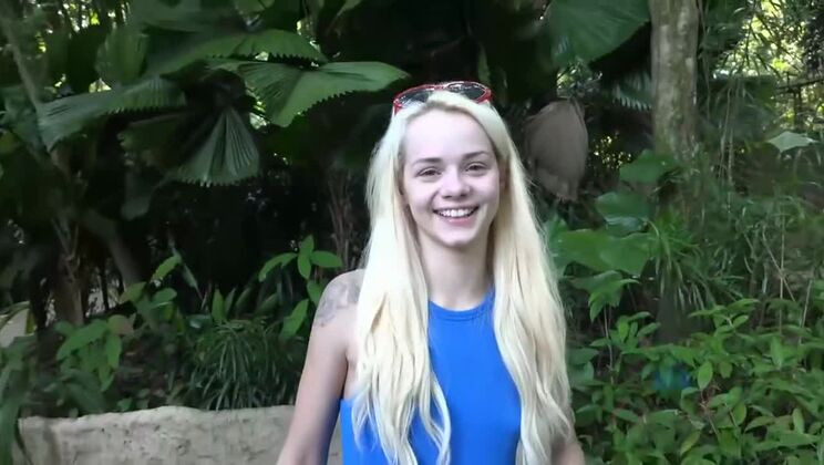 Blonde Elsa Jean Gets a Generous Creampie