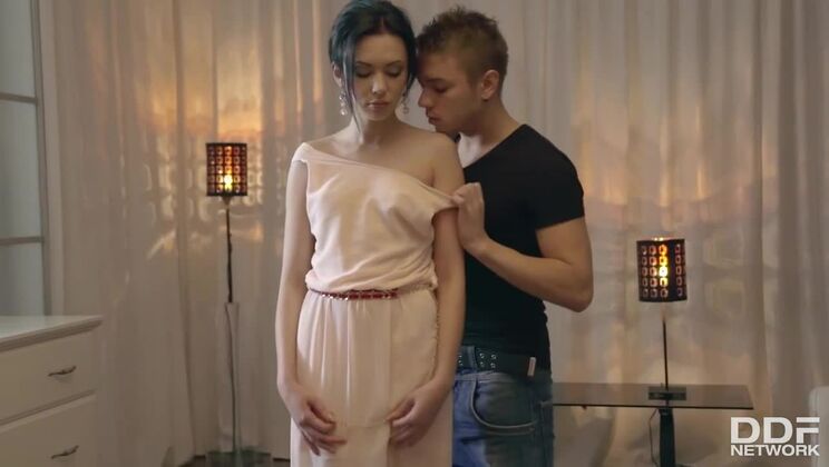 [OnlyBlowjob] - Brunette Sheri Vi in Shaved Slave Fantasy - Sheri Vi