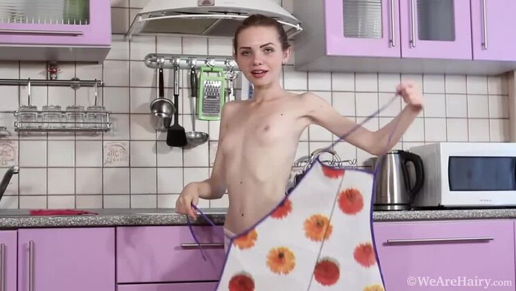 [WeAreHairy] - Alisa Chearry In Lingerie Enjoys Banana And Fun - Alisa Chearry