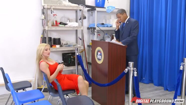 [DigitalPlayground] - Christie Stevens Takes on the Presidents in Interracial Fun - Ricky Johnson - Christie Stevens