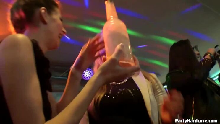 Crazy Party Girls with Big Cocks and Deepthroat Action