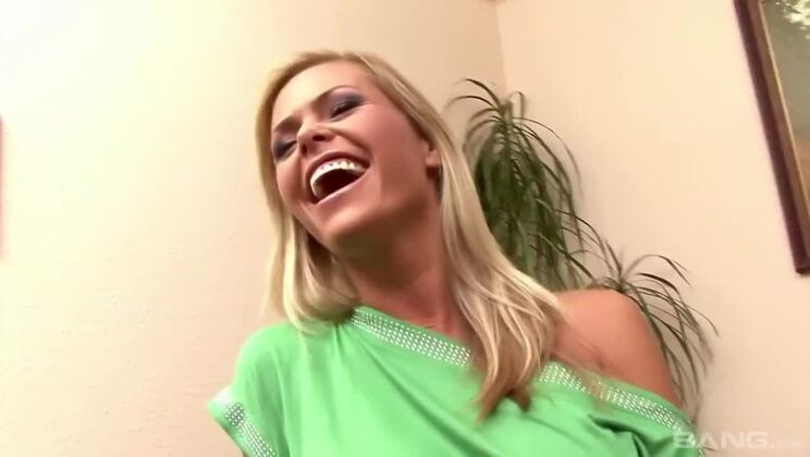 Brunette? No Way This Hairy Blonde Loves Her White Toy