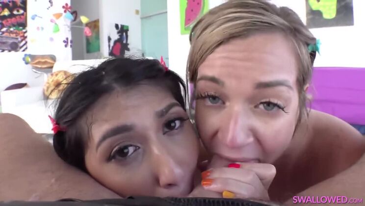 [Swallowed] - Rory Knox And Penelope Woods Big Tits Blowjob - Penelope Woods - Rory Knox