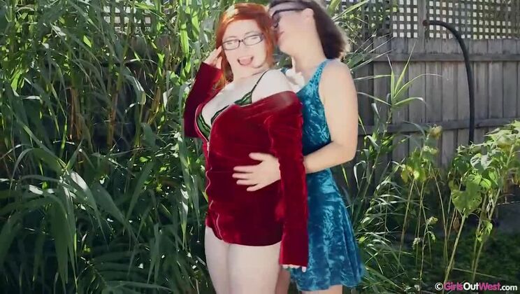 Lesbian Lust in the Garden: Panda & Rosie Unleashed