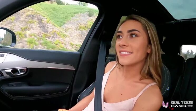 Blonde Bombshell Mackenzie Mace Hiking Adventure