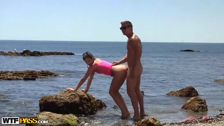 [CollegeFuckParties] - Carol Vega - Russian Beach Sex