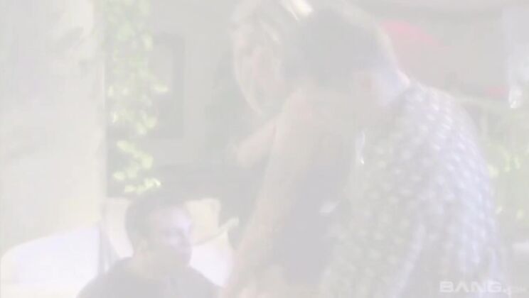 Blonde Anna Nova Takes Double Cock