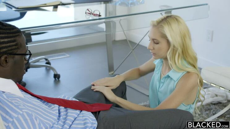 [BLACKED] - Interracial Cheating With Hot Blonde Assistant - Odette Delacroix - Michael Williams