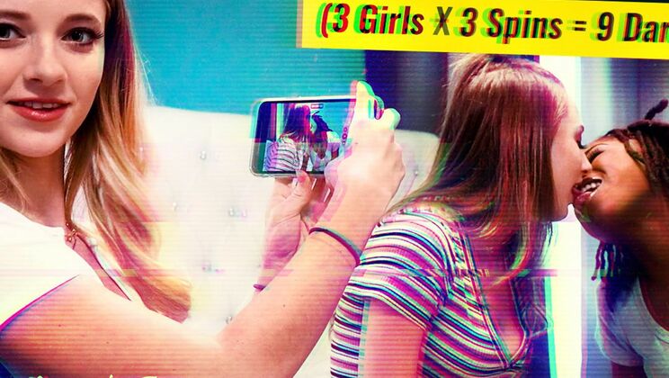 [SexTapeLesbians] - Big Tits and Small Tits Unite for the Ultimate DARE! - Riley Star - Kyler Quinn - Hazel Grace