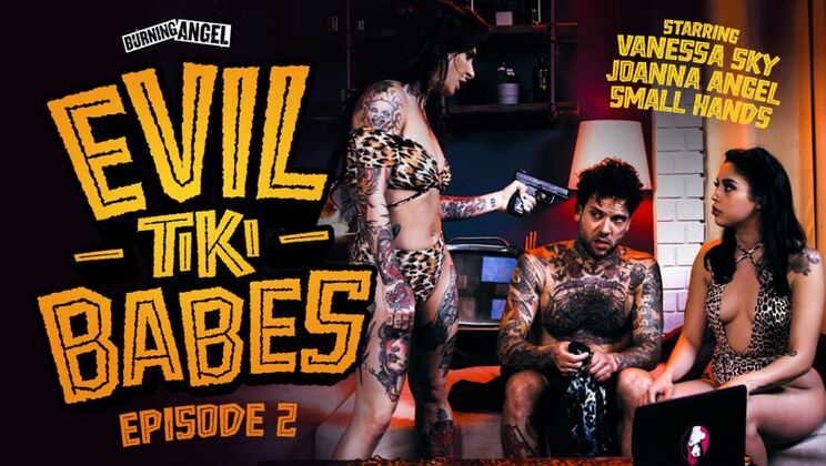 [BurningAngel] - Tattooed Babes Small Hands and Joanna Angel - Vanessa Sky - Small Hands - Joanna Angel