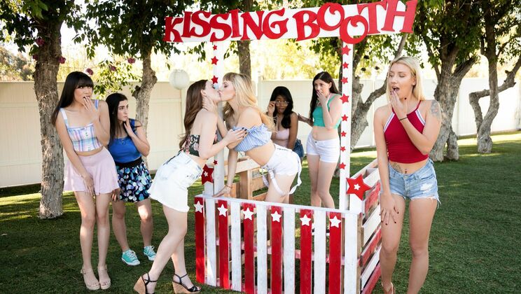 [WebYoung] - Caught In The Act At Kissing Booth - Ivy Wolfe - Danni Rivers