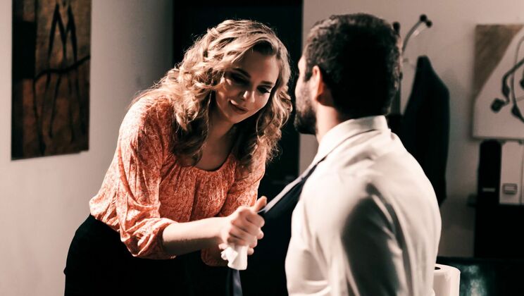 [PureTaboo] - Tattooed Office Girl Deepthroat - Tiffany Watson - Jason Moody