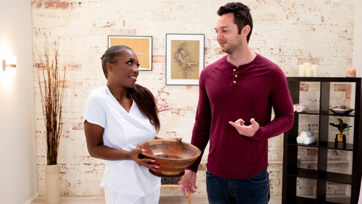 Interracial Massage Magic: Don't I Know You?