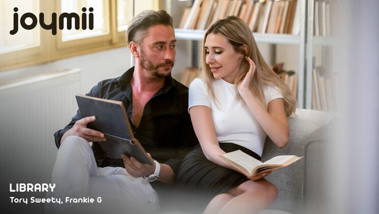 Library Blowjob with a Cumshot Finish