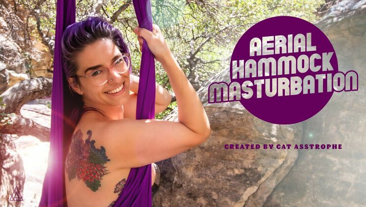 [ModelTime] - Natural Tits Cat Asstrophe Masturbating in the Air - Cat Asstrophe