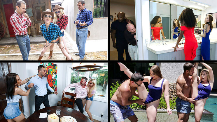 [DaughterSwap] - Taboo Family Swap Compilation - Riley Star - Katie Kush - Megan Hughes - Kenzie Madison