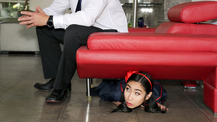 Mini Asian Babe With A Slit That Fits