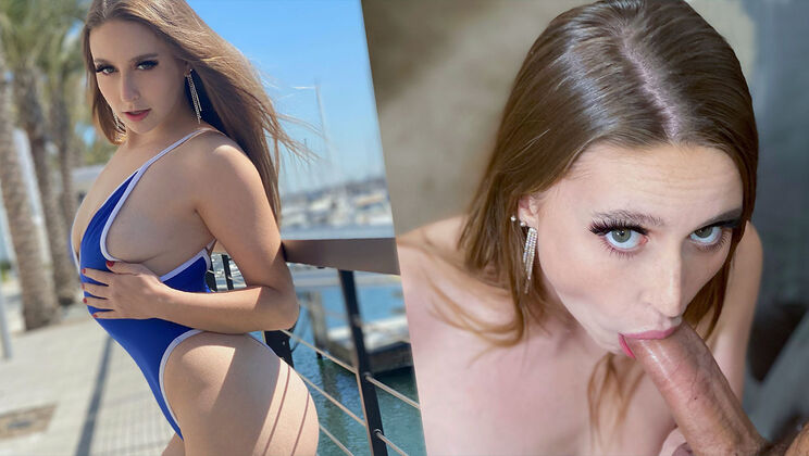 Laney Grey Sucks Cock