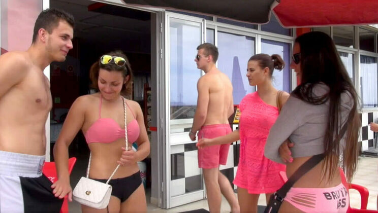 [SummerSinners] - Teen Girls Gone Wild with Guys on the Way Home - Billie Star - Alexis Cherry