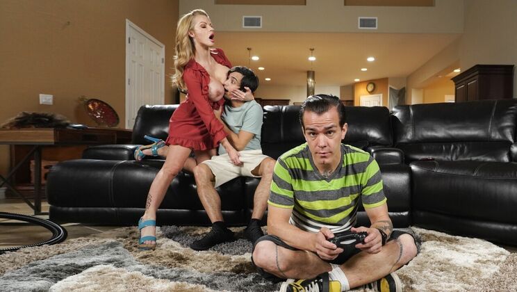 MILF Latina's Enhanced Boobs!