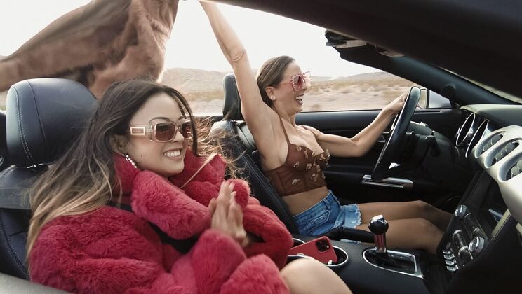 [Brazzers] - Road Trip Threesome