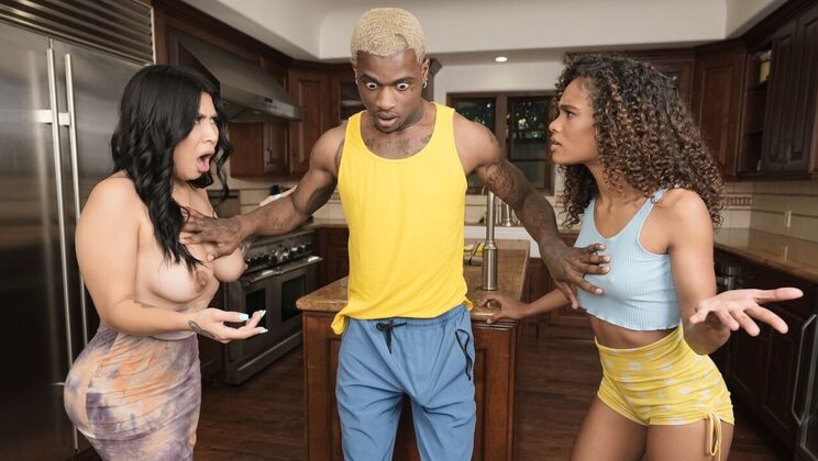 [Brazzers] - Damion's Facial Frenzy with Tokyo and Scarlit!